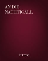 An Die Nachtigall SA choral sheet music cover